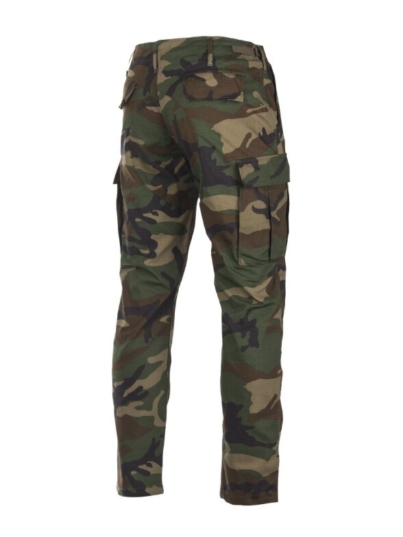 MIL-TEC US R/S BDU lauko kelnės "Slim Fit" alyvžalia 1 MIL-TEC US R/S BDU lauko kelnės "Slim Fit" alyvžalia 1