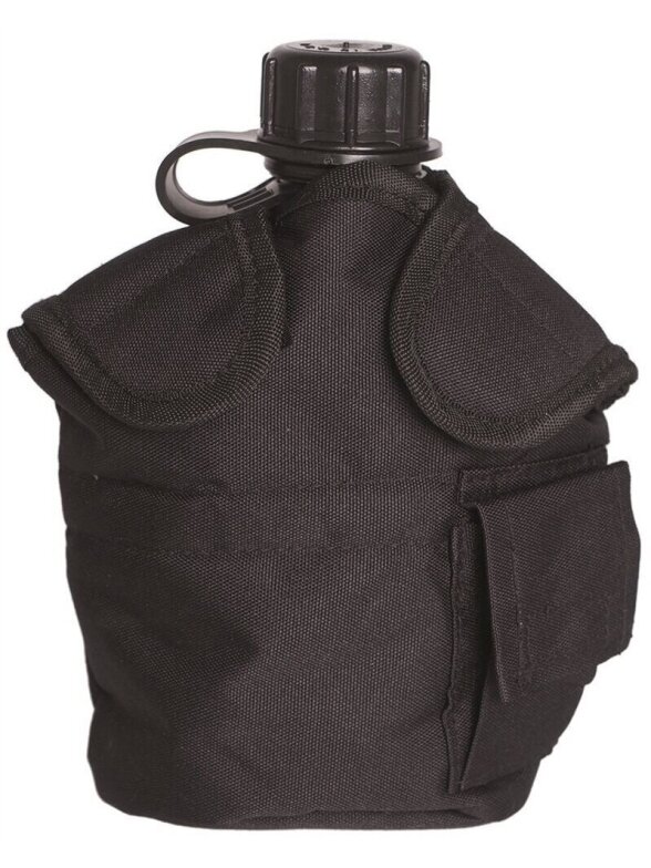 Mil-Tec Mūsų stiliaus valgyklos maišelis Molle 13493402, juoda Mil-Tec Mūsų stiliaus valgyklos maišelis Molle 13493402, juoda