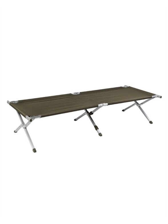 MIL-TEC Sulankstoma aliuminio koja (lovas) su krepšiu 210x70 cm alyvžalia