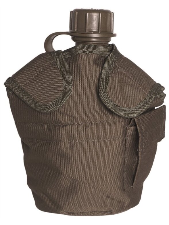 MIL-TEC krepšys gertuvei US-style Molle alyvžalia MIL-TEC krepšys gertuvei US-style Molle alyvžalia