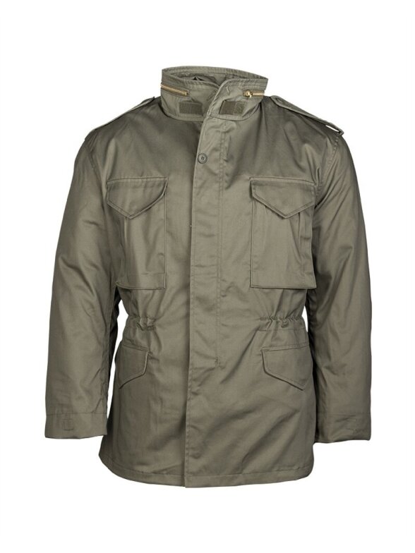 MIL-TEC US Style M65 Field Jacket With Liner taktinė striukė alyvžalia