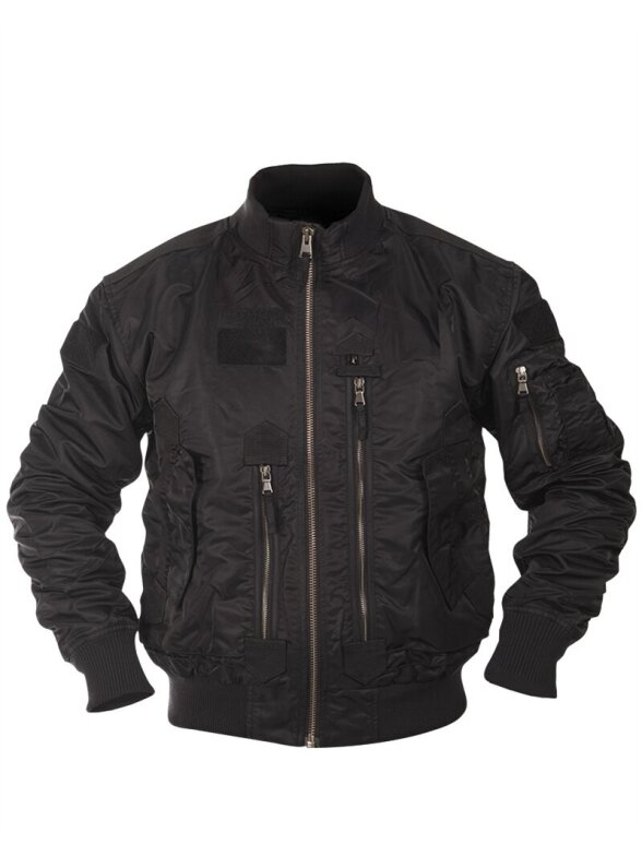 MIL-TEC US Tactical Flight Jacket 10404602 juoda