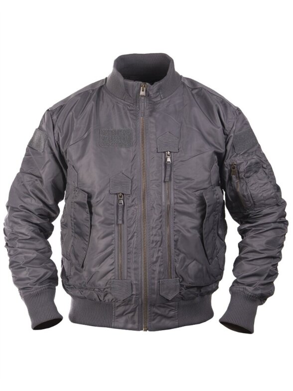 MIL-TEC US Urban Tactical Flight Jacket 10404608 pilka MIL-TEC US Urban Tactical Flight Jacket 10404608 pilka