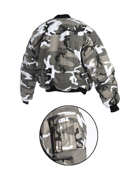 MIL-TEC US Urban T/C MA1® Flight Jacket šviesi 1 MIL-TEC US Urban T/C MA1® Flight Jacket šviesi 1