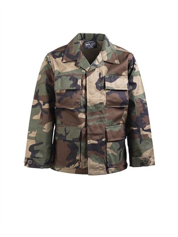 MIL-TEC US W/L BDU Style Kids Jacket vaikiška striukė MIL-TEC US W/L BDU Style Kids Jacket vaikiška striukė