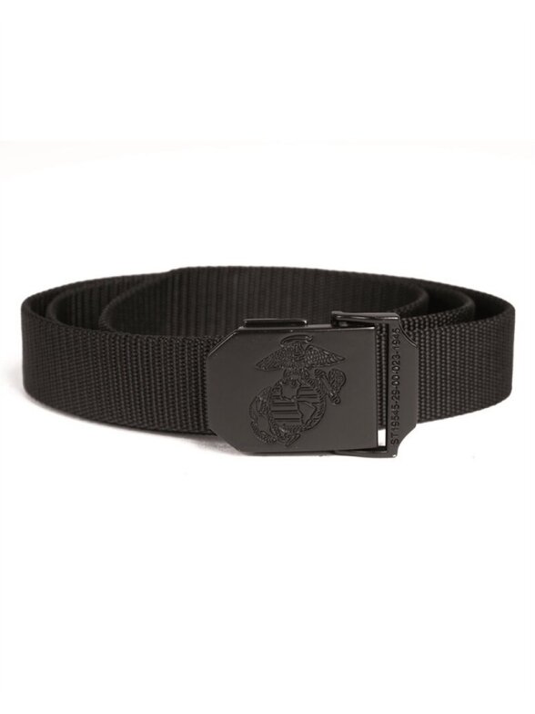 MIL-TEC USMC 30 mm taktiniu diržas juoda MIL-TEC USMC 30 mm taktiniu diržas juoda