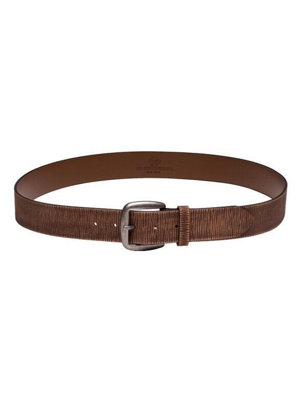 MIL-TEC Vintage Brown Leather Belt rudas odinis diržas MIL-TEC Vintage Brown Leather Belt rudas odinis diržas