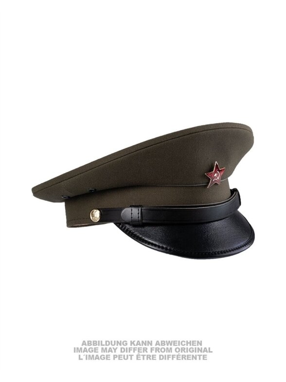 MIL-TEC Visor Hat With Star Like New 91244525 alyvžalia MIL-TEC Visor Hat With Star Like New 91244525 alyvžalia