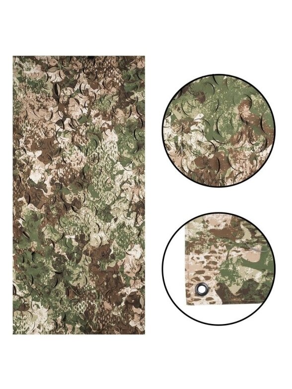 Mil-Tec Wasp I Z2 1,45x3,0m lazeriu pjaustytas tinklas 14460066 1