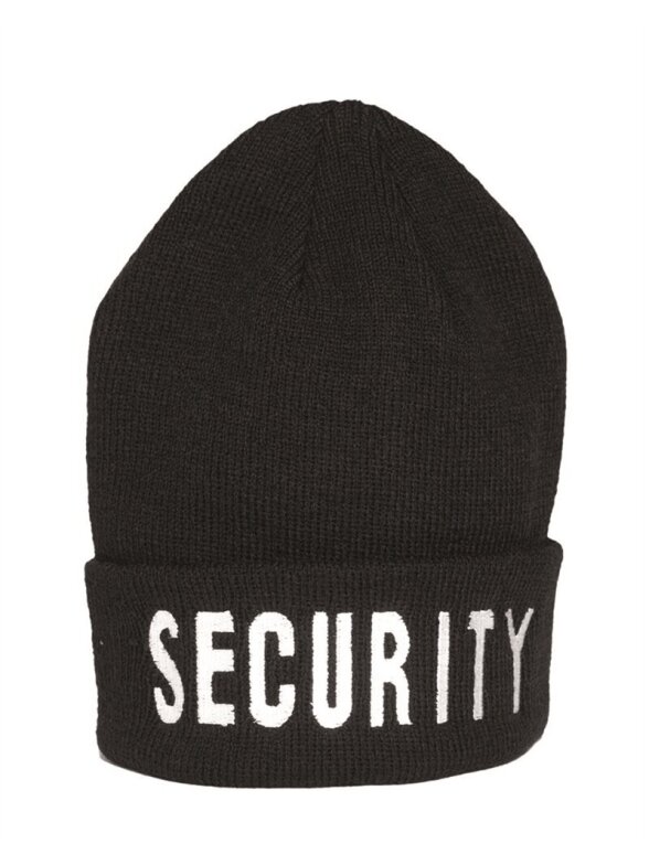 MIL-TEC žiūrėjimo kepurė su „security" išsiuvinėjimu juoda MIL-TEC žiūrėjimo kepurė su „security" išsiuvinėjimu juoda