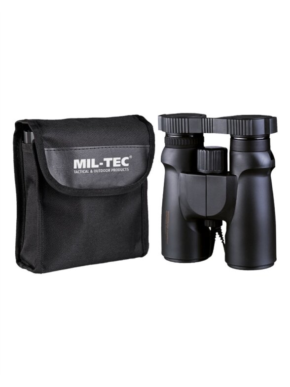 MIL-TEC vandeniui atsparios žiupsnes 8x42 juoda MIL-TEC vandeniui atsparios žiupsnes 8x42 juoda