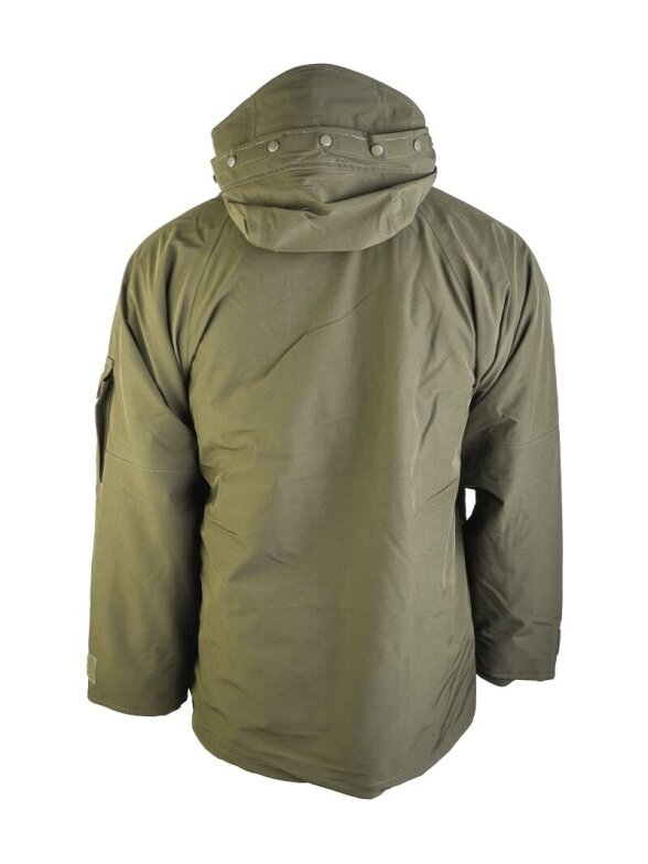 MIL-TEC šiltoji taktinė striukė su fleece pamušalu alyvžalia 1