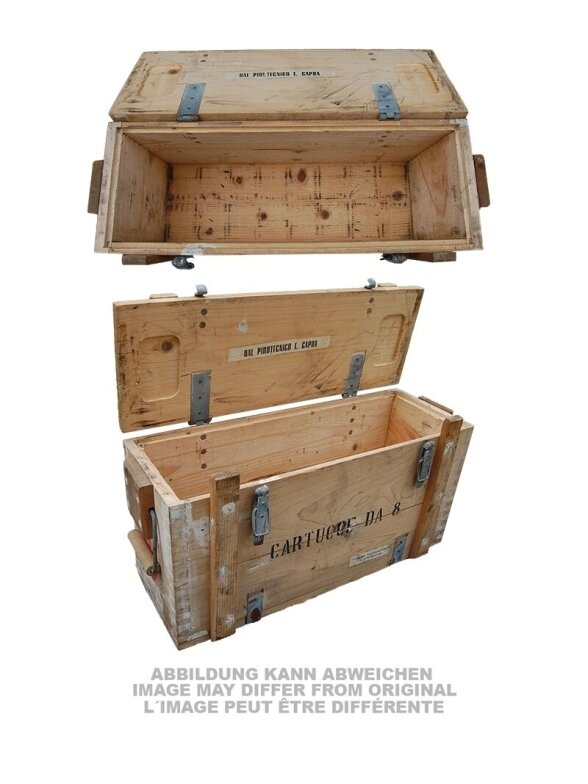 MIL-TEC Wooden Ammunition Box 65x23x32cm Used 91593100 alyvžalia 1