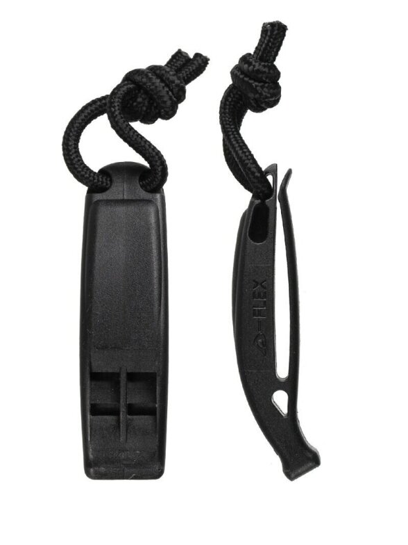 MIL-TECSignalizacinis švilpukas Tactical Molle juoda 1