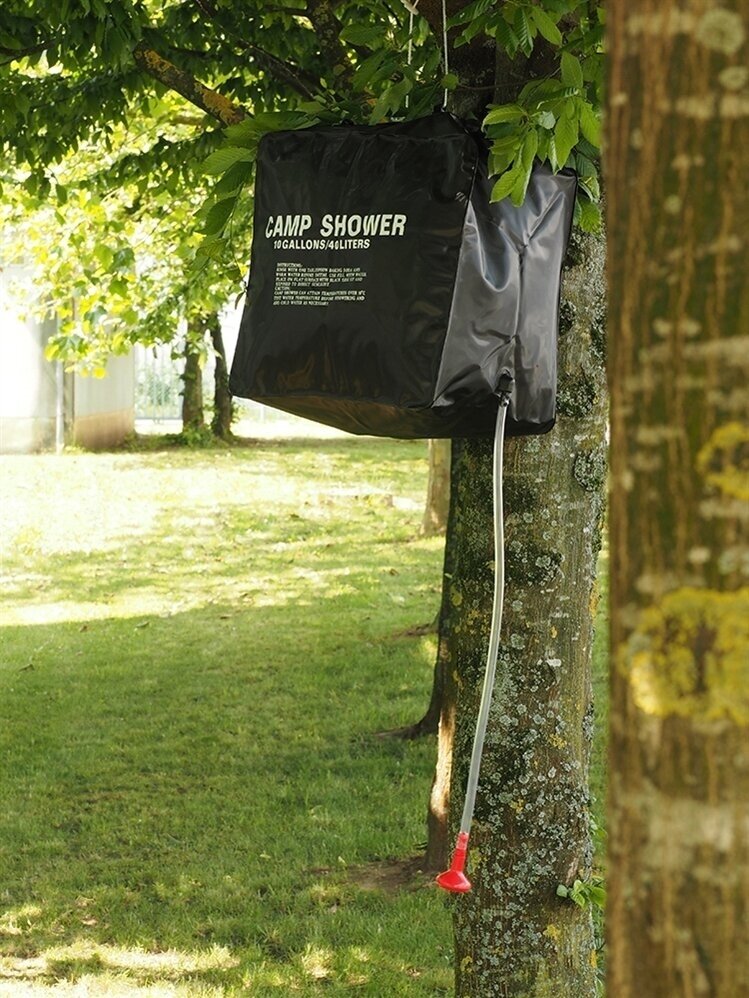 MIL-TEC saulės dušas 40L juoda MIL-TEC saulės dušas 40L juoda