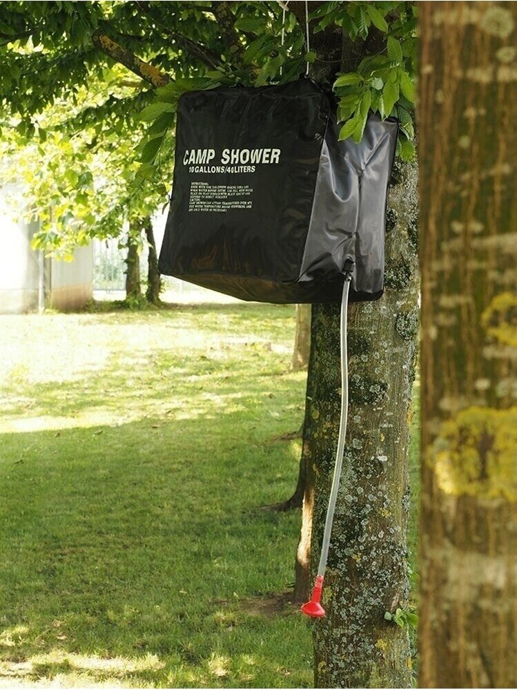 MIL-TEC saulės dušas 40L juoda MIL-TEC saulės dušas 40L juoda
