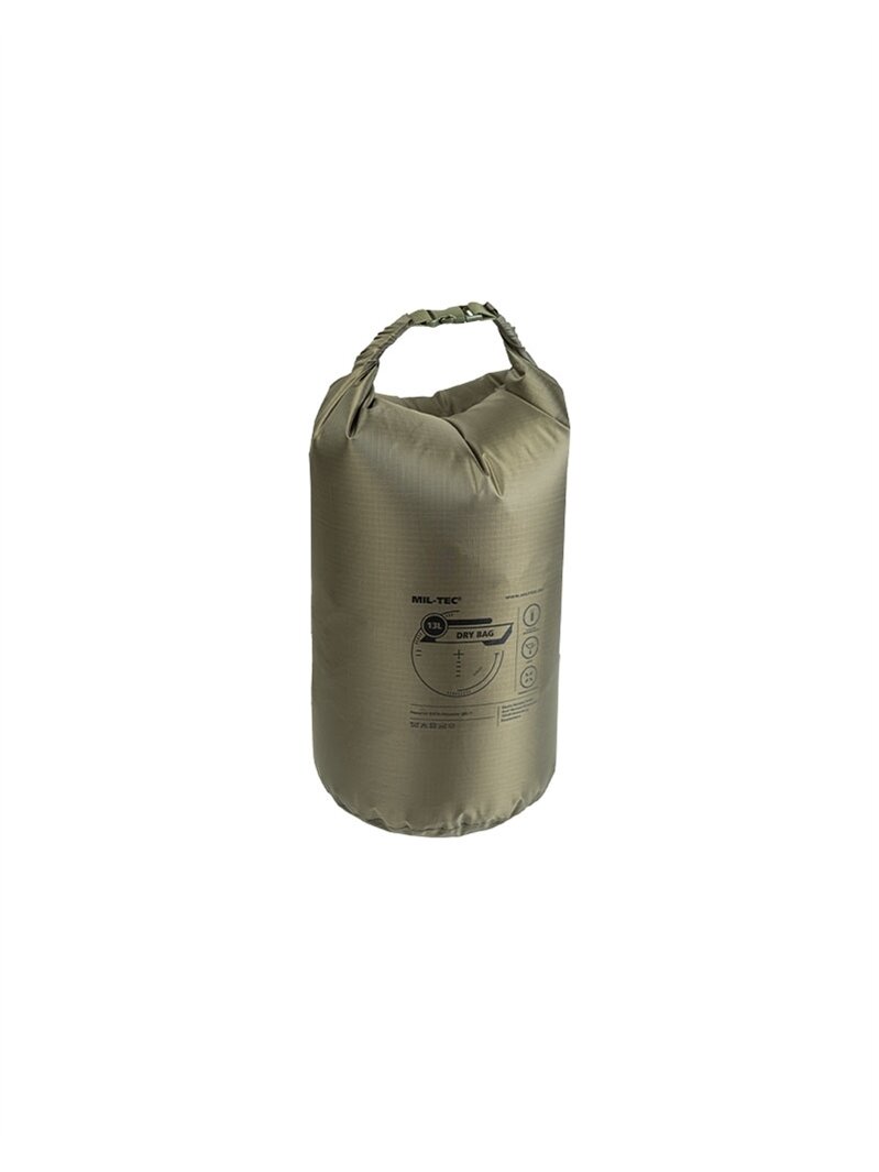 MIL-TEC Dry Bag 13ltr 13878101 alyvžalia MIL-TEC Dry Bag 13ltr 13878101 alyvžalia