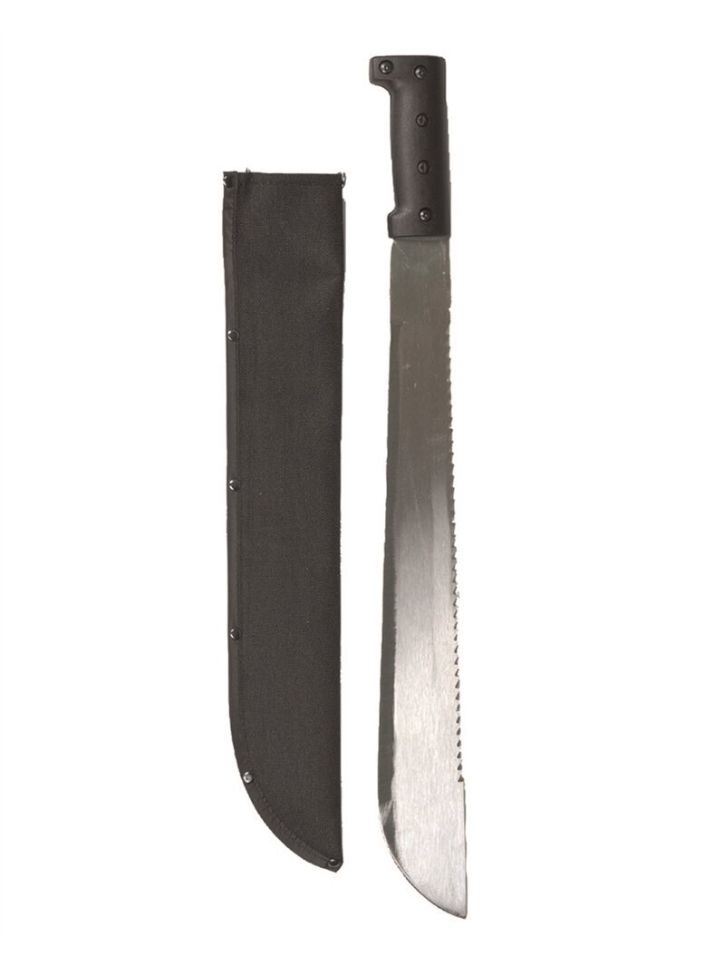 MIL-TEC Machete pjūklu 18" juoda