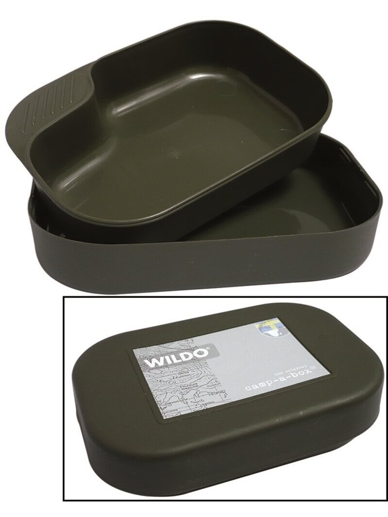 MIL-TEC 2 dalių Camp-a-box® Pp Mess Kit 14670000 alyvžalia MIL-TEC 2 dalių Camp-a-box® Pp Mess Kit 14670000 alyvžalia