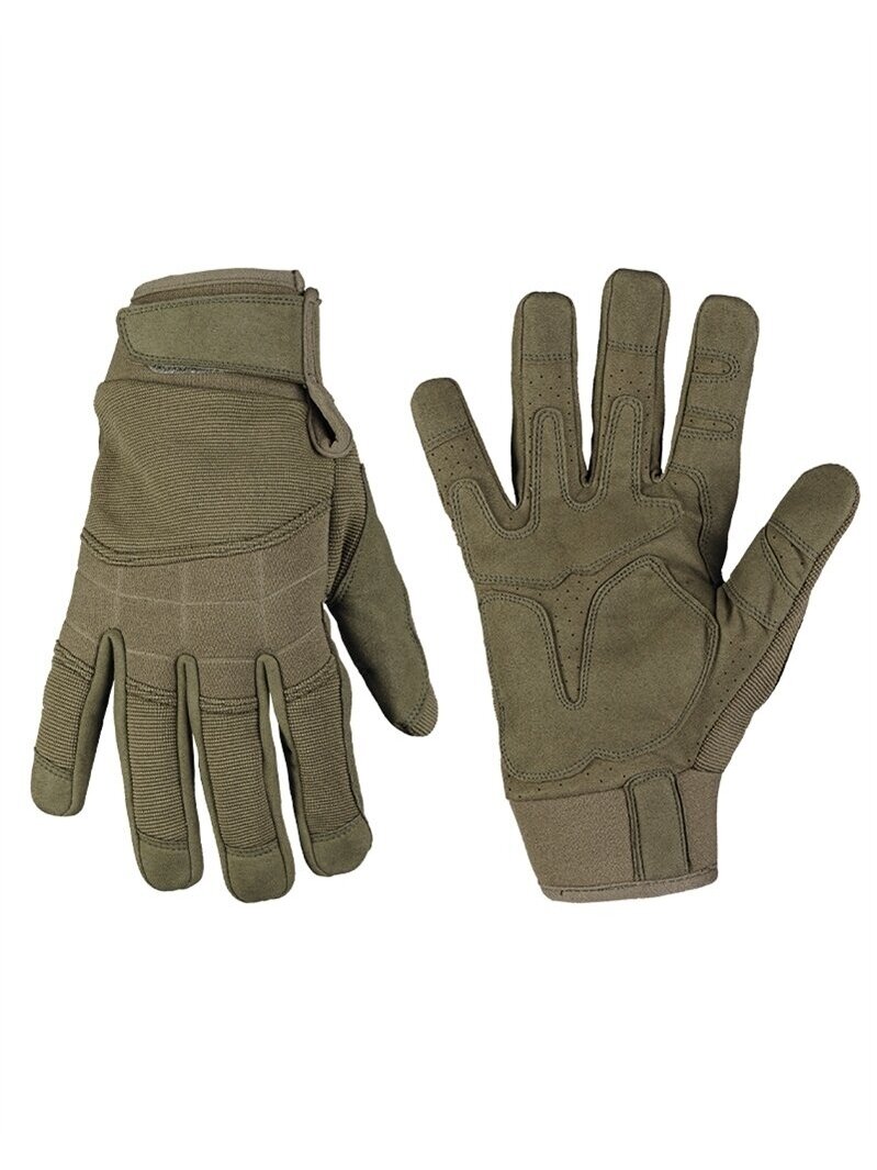 MIL-TEC Assault Pirštinės 12519501 alyvžalios MIL-TEC Assault Pirštinės 12519501 alyvžalios