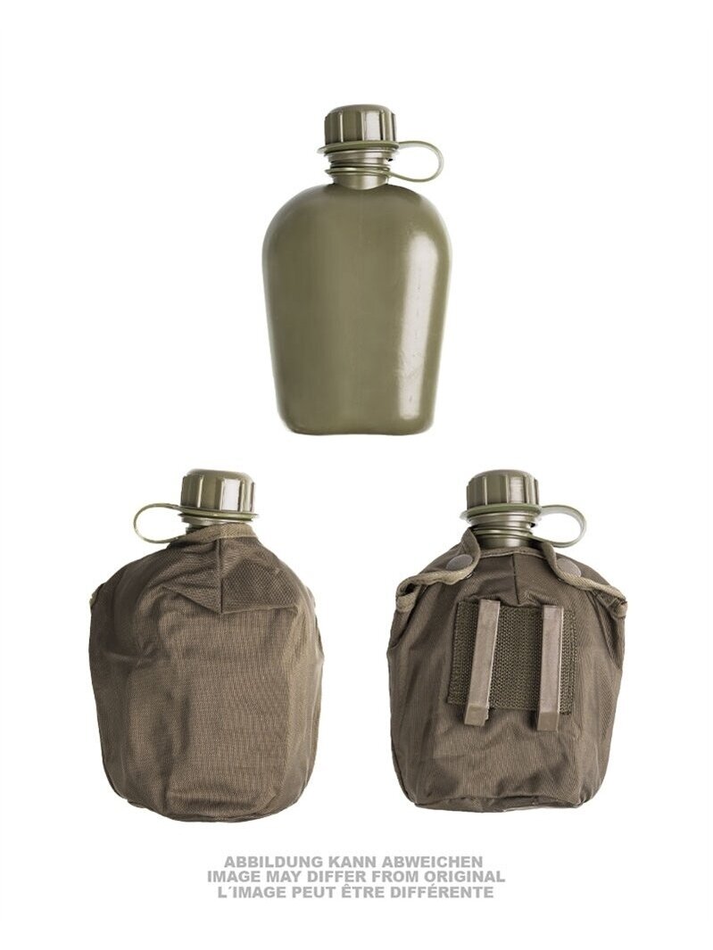 MIL-TEC Austrian Canteen With Cup & Cover Like New 91451550 MIL-TEC Austrian Canteen With Cup & Cover Like New 91451550