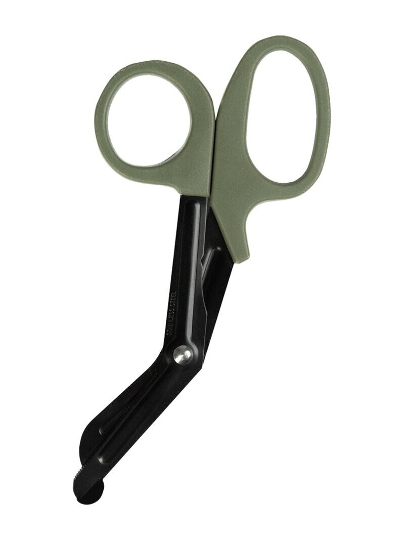 MIL-TEC Peilio žirklės su rankena 18,5cm alyvžalia MIL-TEC Peilio žirklės su rankena 18,5cm alyvžalia