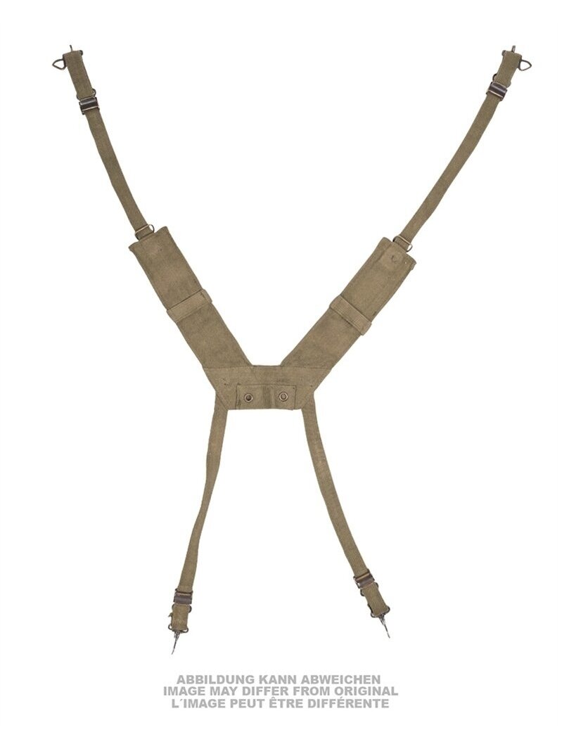 MIL-TEC Belgian M56 Cotton Field Suspenders Used 91351610