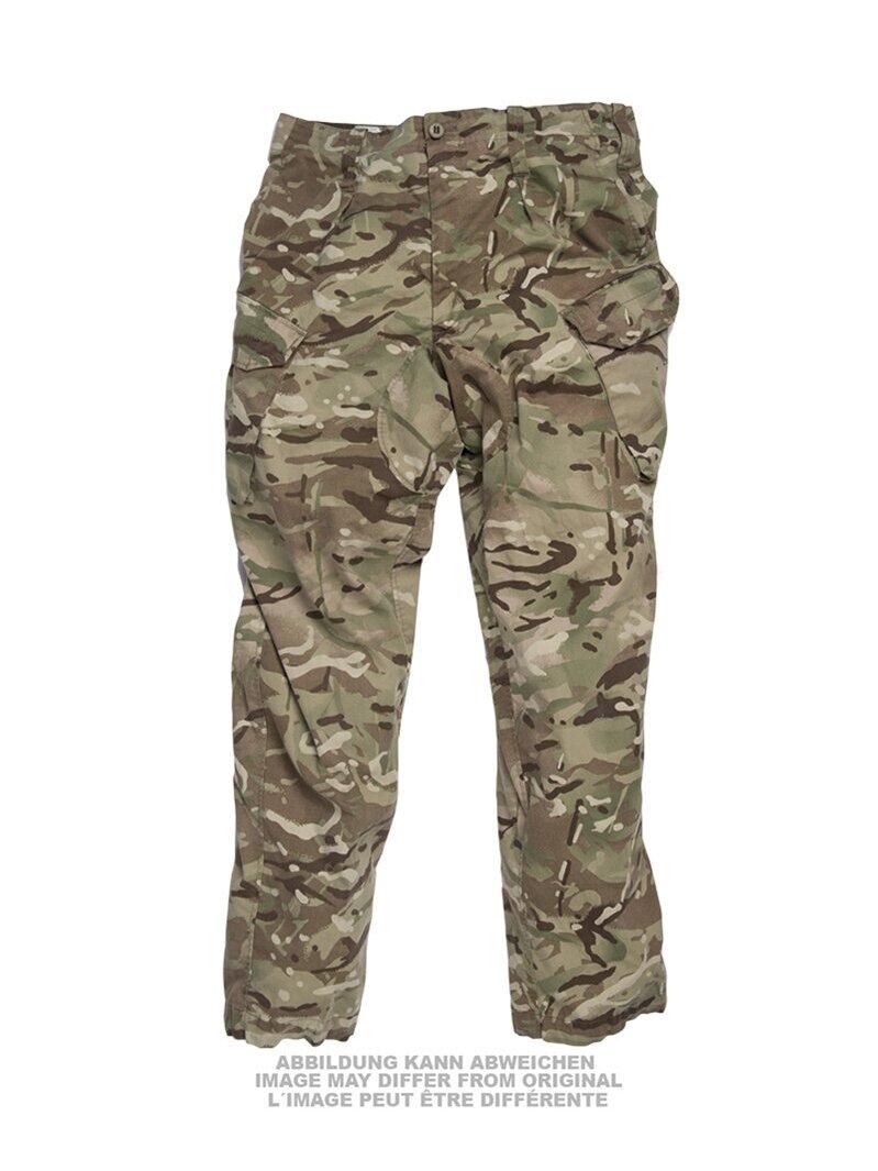 MIL-TEC British MTP lauko kelnės, naudotos, kamufliažinės MIL-TEC British MTP lauko kelnės, naudotos, kamufliažinės