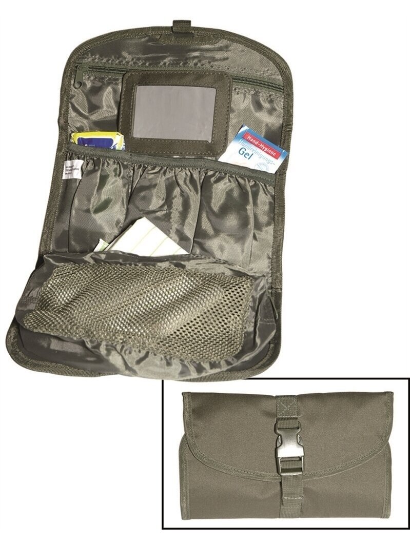 MIL-TEC British Toilet Bag tualeto krepšys alyvžalia MIL-TEC British Toilet Bag tualeto krepšys alyvžalia