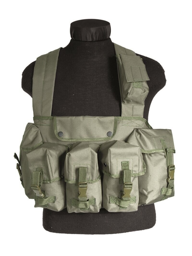 MIL-TEC taktinė liemenė Chest Rig 6-pocket alyvžalia MIL-TEC taktinė liemenė Chest Rig 6-pocket alyvžalia