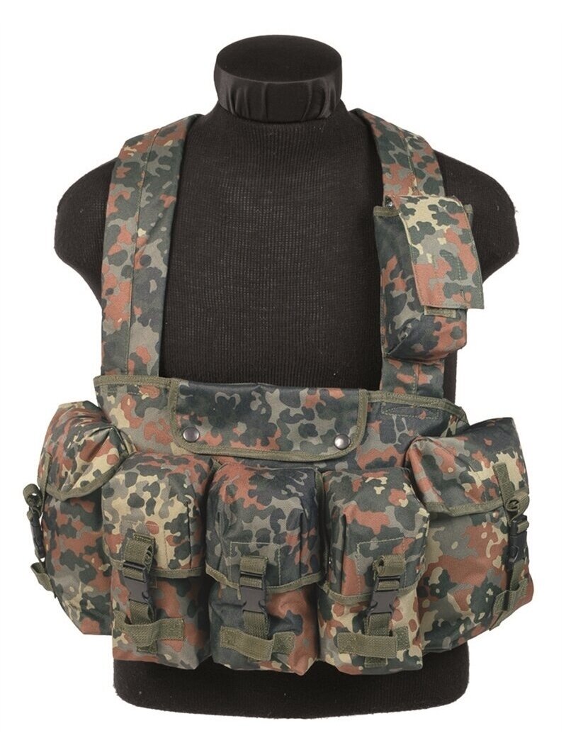 MIL-TEC taktinis liemenė Chest Rig 6-pocket flectar MIL-TEC taktinis liemenė Chest Rig 6-pocket flectar