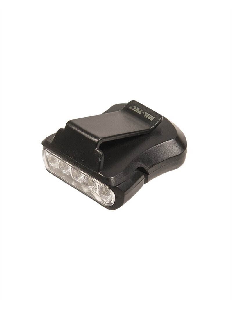 MIL-TEC Clip Light 5 LED žibintuvėlis juoda MIL-TEC Clip Light 5 LED žibintuvėlis juoda