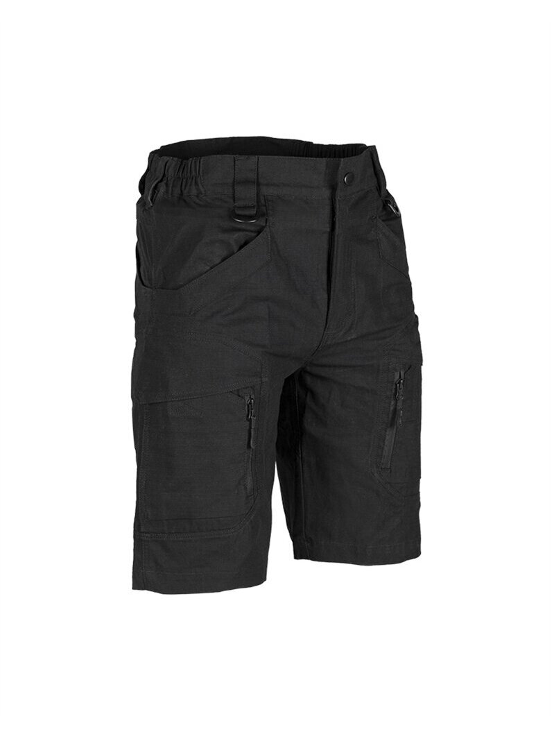MIL-TEC Cotton Assault Shorts Ripstop šortai juoda