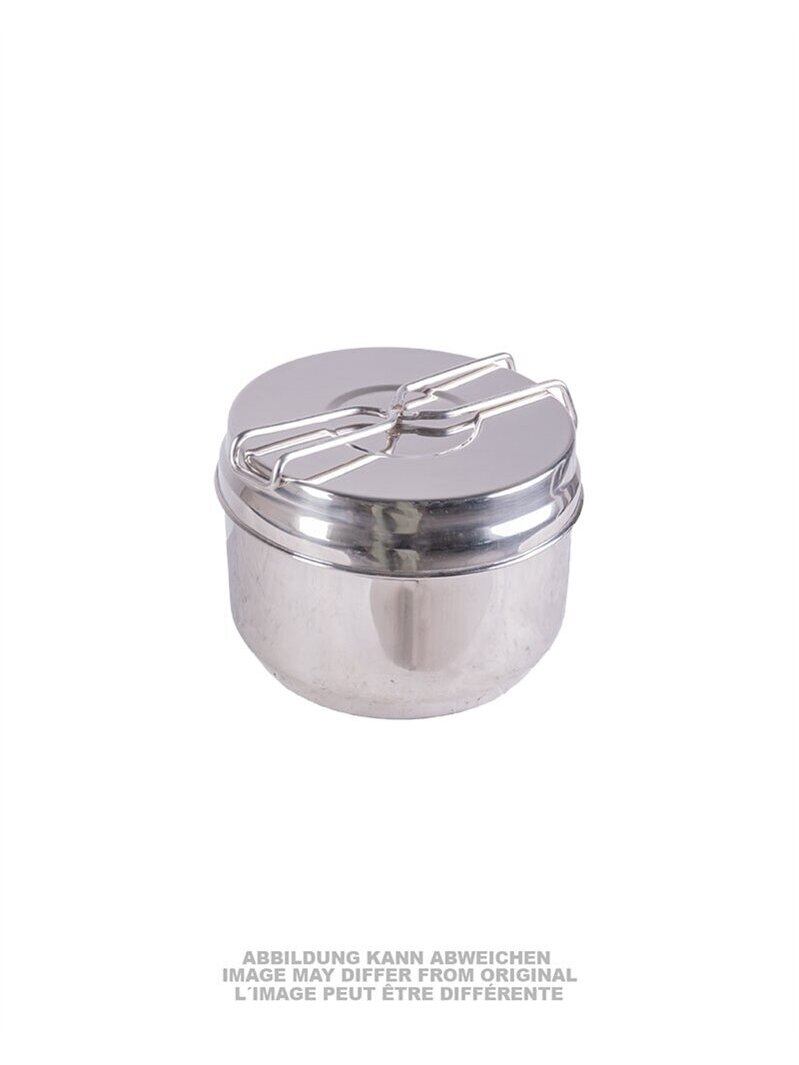 MIL-TEC Czech 3-pc. Stainless Steel Mess Kit Like New 91464260
