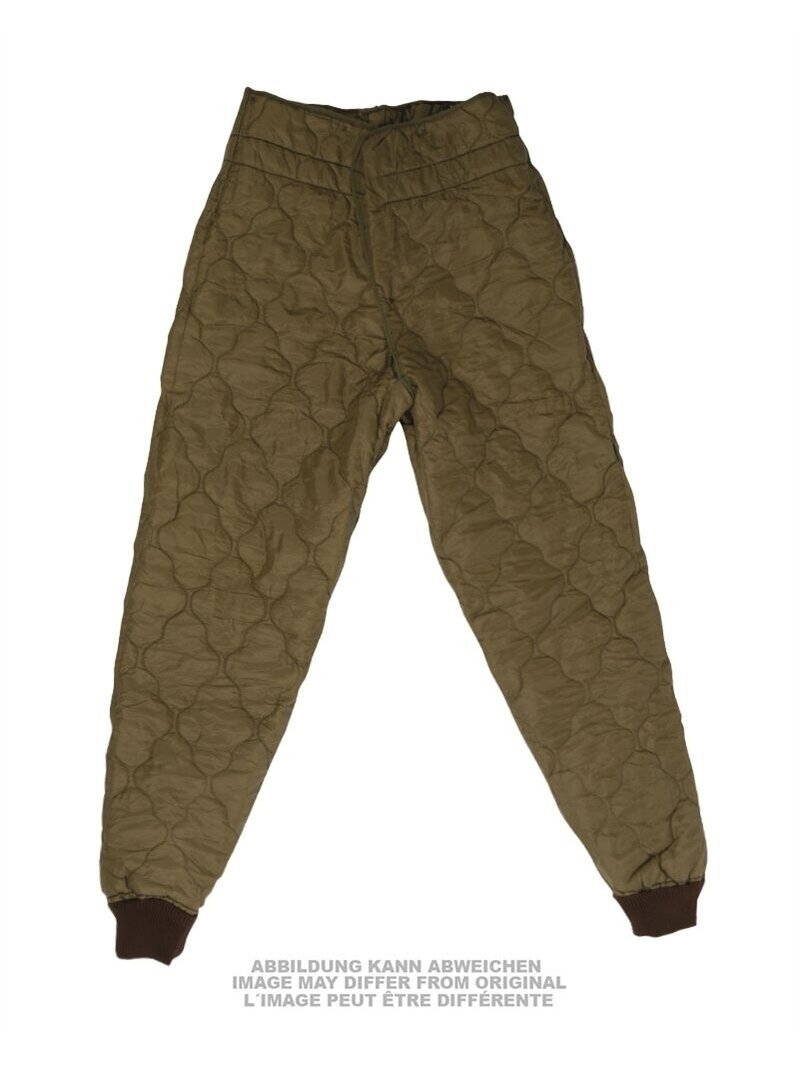 MIL-TEC Czech Cold Weather Liner Pants Quilted Used šiltosios kelnės juodos MIL-TEC Czech Cold Weather Liner Pants Quilted Used šiltosios kelnės juodos