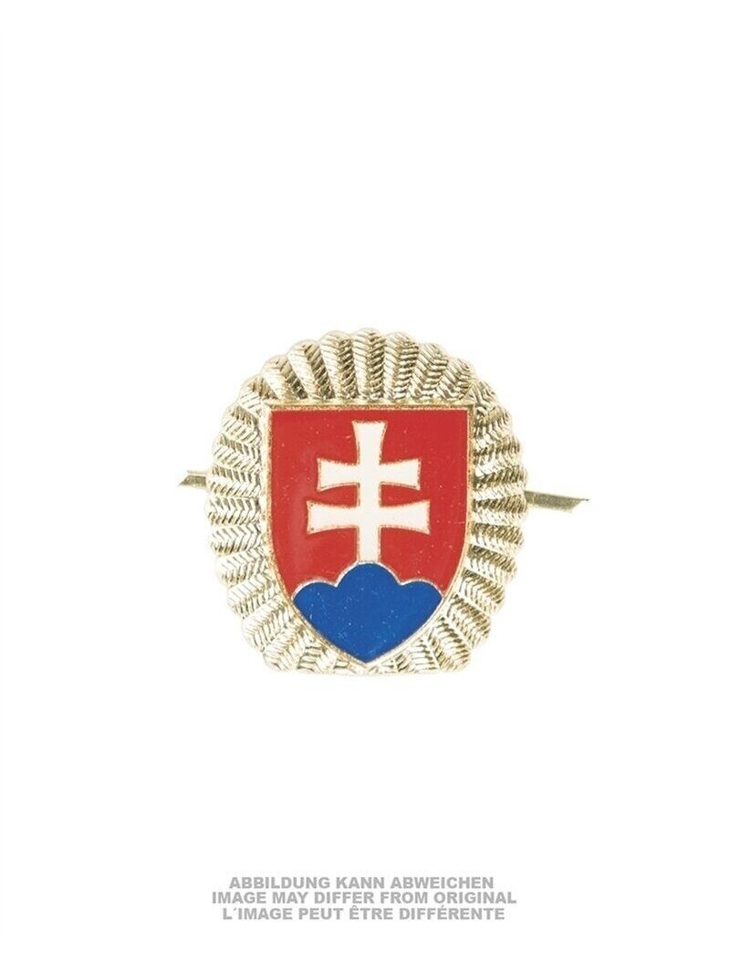 Mil-Tec Naudota čekų/auksinė kepurės insignija 91715260, sidabrinė Mil-Tec Naudota čekų/auksinė kepurės insignija 91715260, sidabrinė