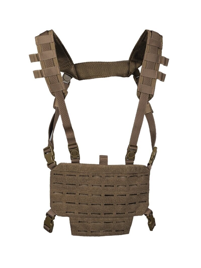 MIL-TEC Dark Chest Rig Lightweight taktinis liemenė smėlinė MIL-TEC Dark Chest Rig Lightweight taktinis liemenė smėlinė