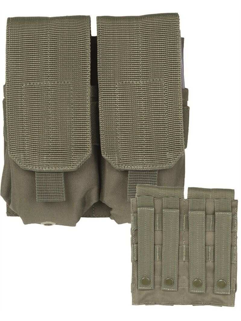 Mil-Tec Dvigubas M4/m16 žurnalo maišelis 13496601, alyvžalia