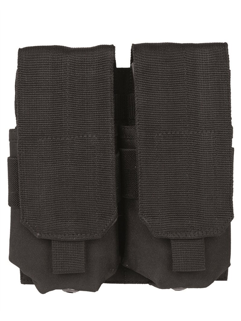 Mil-Tec Dvigubas M4/M16 dėtuvių dėklas 13496602, juodas Mil-Tec Dvigubas M4/M16 dėtuvių dėklas 13496602, juodas