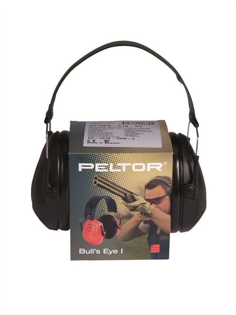 MIL-TEC ausų apsauga Peltor Bull's Eye juoda MIL-TEC ausų apsauga Peltor Bull's Eye juoda