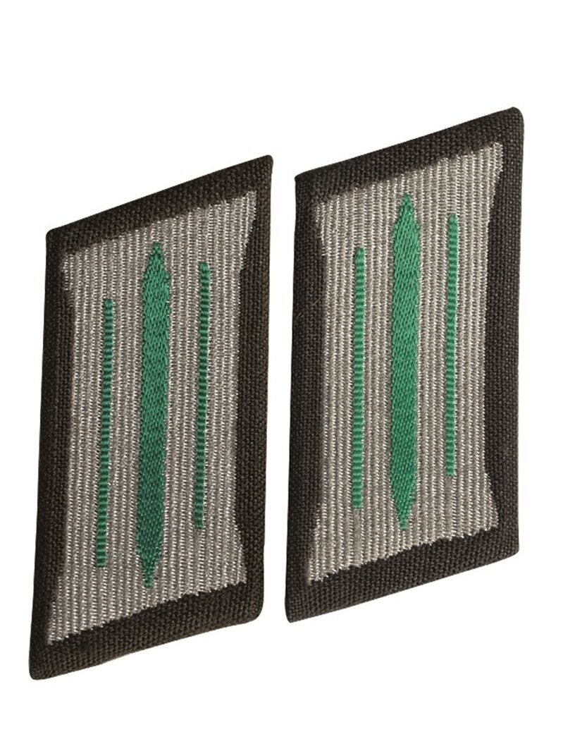 Mil-Tec Parduotas Rytų Vokietijos armijos apykaklės pleistras. 19420050, alyvžalia Mil-Tec Parduotas Rytų Vokietijos armijos apykaklės pleistras. 19420050, alyvžalia
