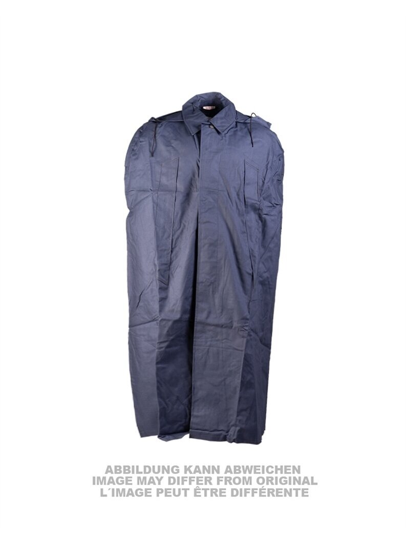 MIL-TEC East German Dark Wet Weather Poncho Used 91880660 mėlyna