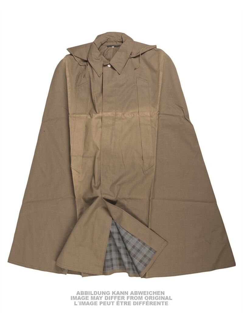 MIL-TEC East German Wet Weather Poncho Used 91880659 alyvžalia MIL-TEC East German Wet Weather Poncho Used 91880659 alyvžalia