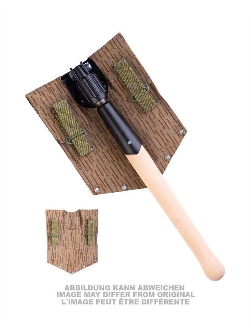 MIL-TEC East Germ.folding Shovel W.cover Like New 91553020 kamufliažinė