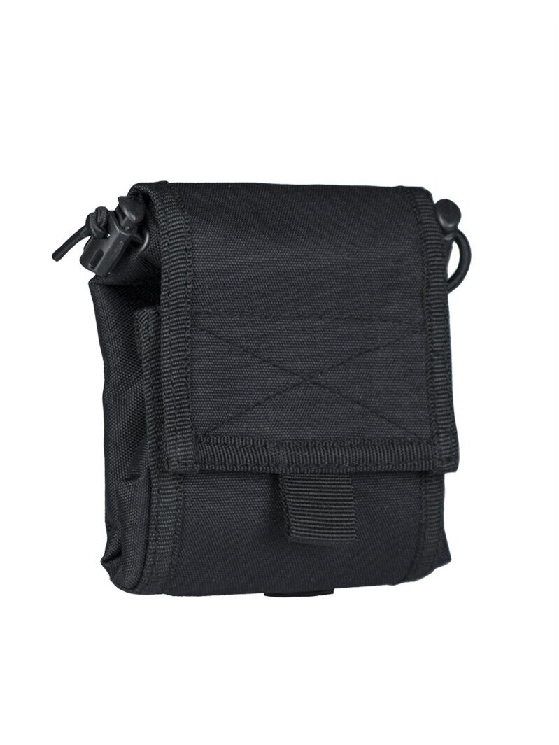 MIL-TEC Shell Pouch Collapsible žvangų krepšys juoda