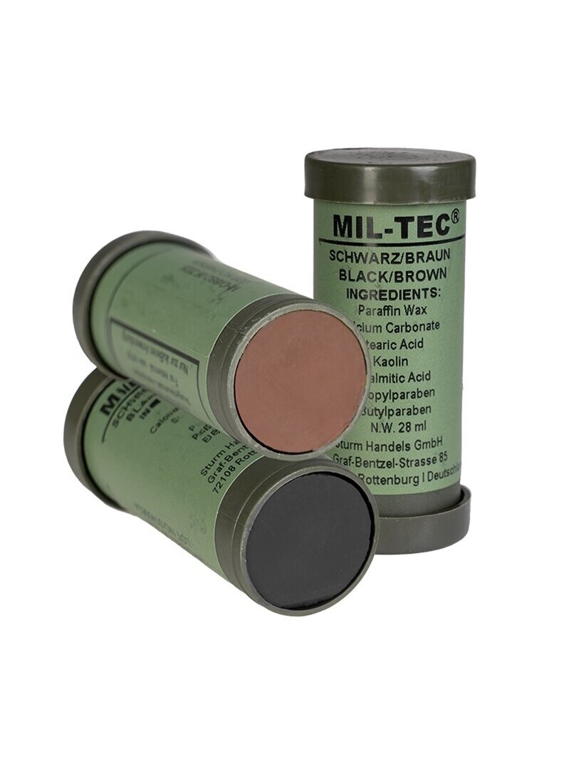 MIL-TEC veido dažai 16342000 juoda MIL-TEC veido dažai 16342000 juoda