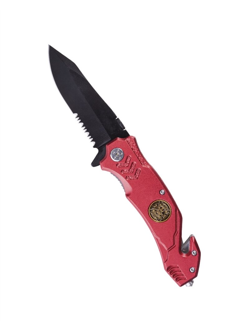 MIL-TEC „Ugniagesio" Vienos rankos peilis 15306510 raudona