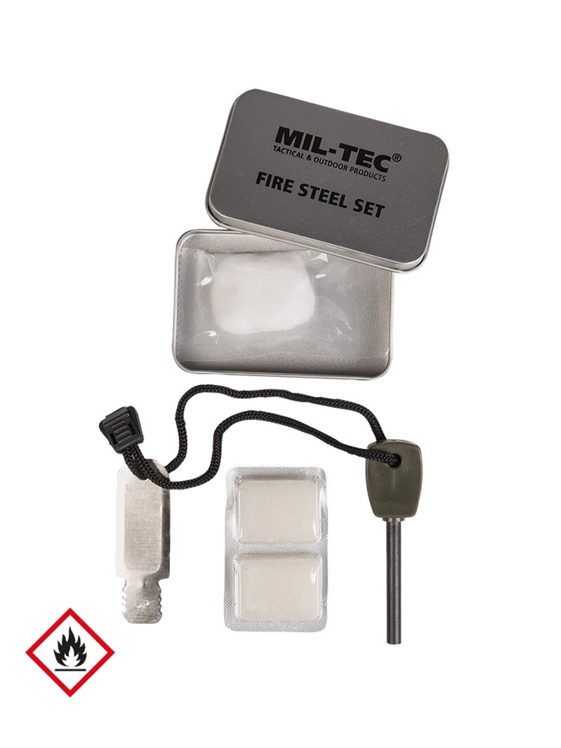 MIL-TEC Firesteel rinkinys su dėžute 15275000