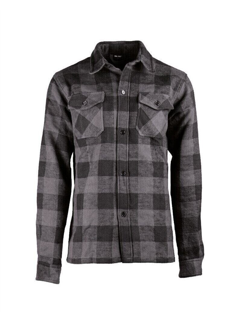 Mil-Tec / Flaneliniai marškiniai 10940008, juoda 1 Mil-Tec / Flaneliniai marškiniai 10940008, juoda 1