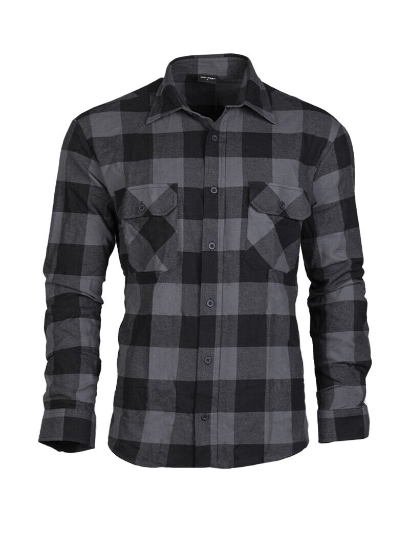 MIL-TEC Flanelė Shirt 10939008 juoda